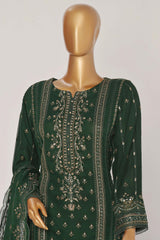 Afsanay By Sada Bahar Stitched 3 Piece Luxury Chiffon- Limited Edition Collection'2024-Green