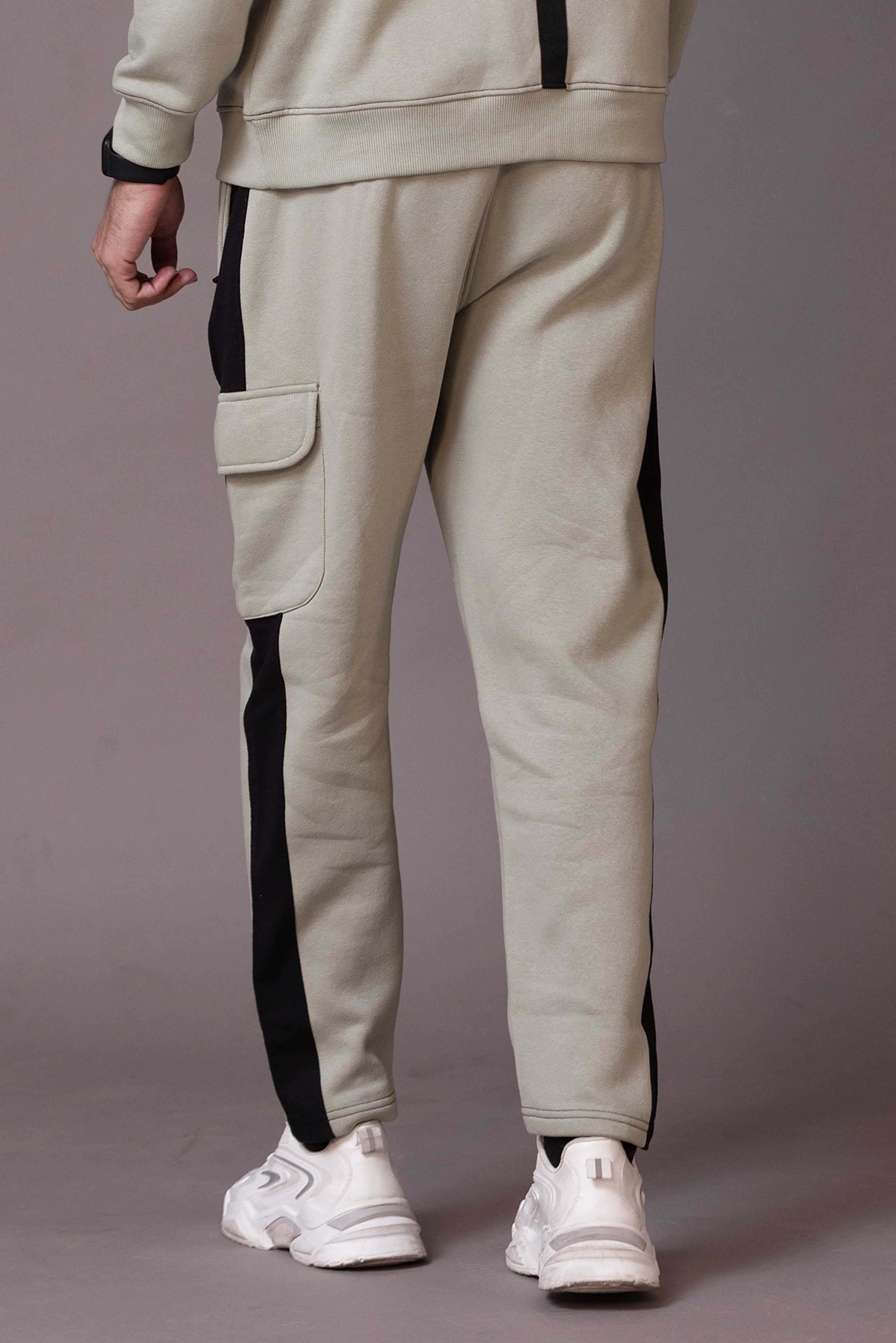 Sage Cargo Fleece Trouser