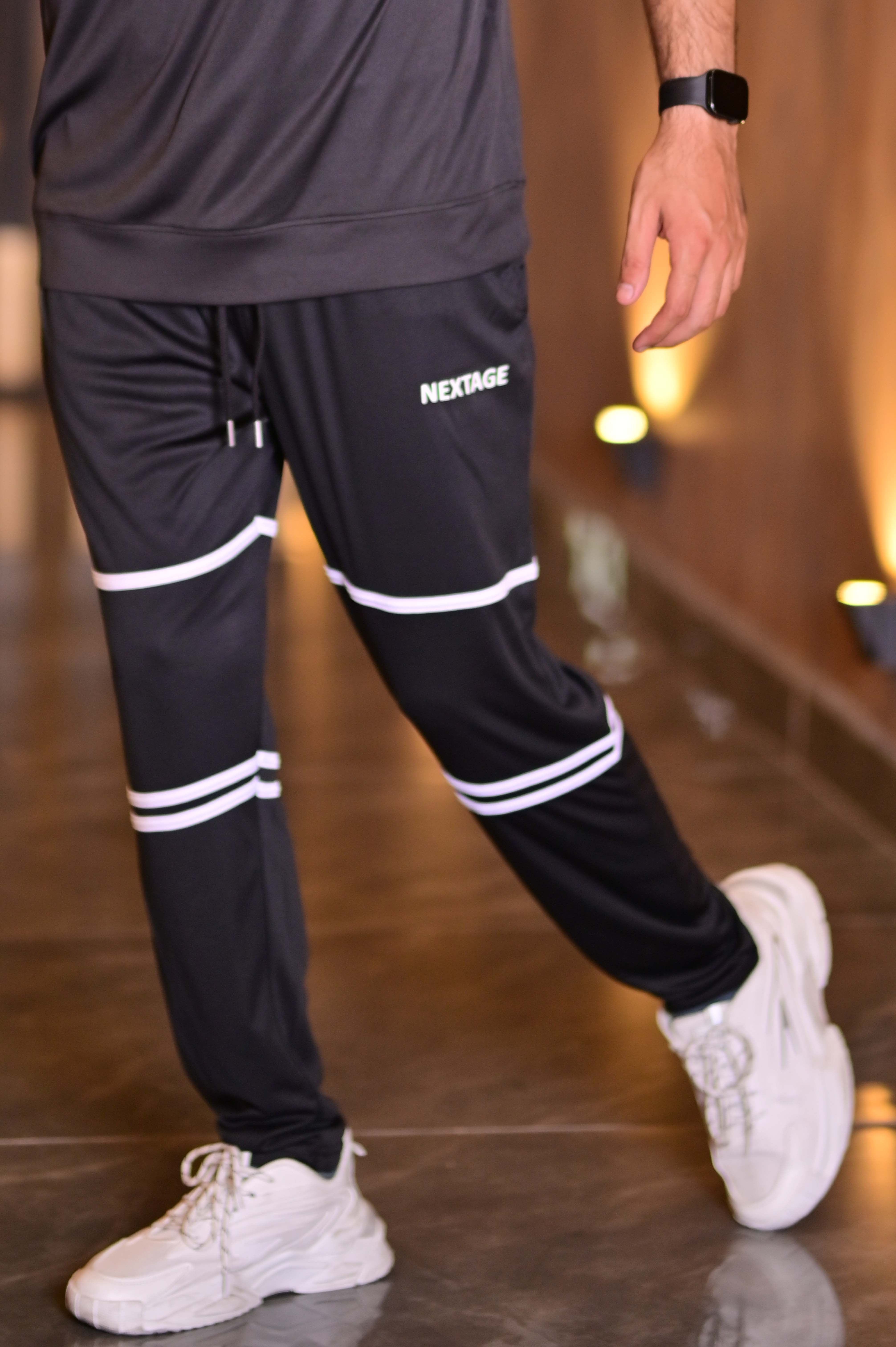 Slogan Black Vibes Dri Fit Trouser