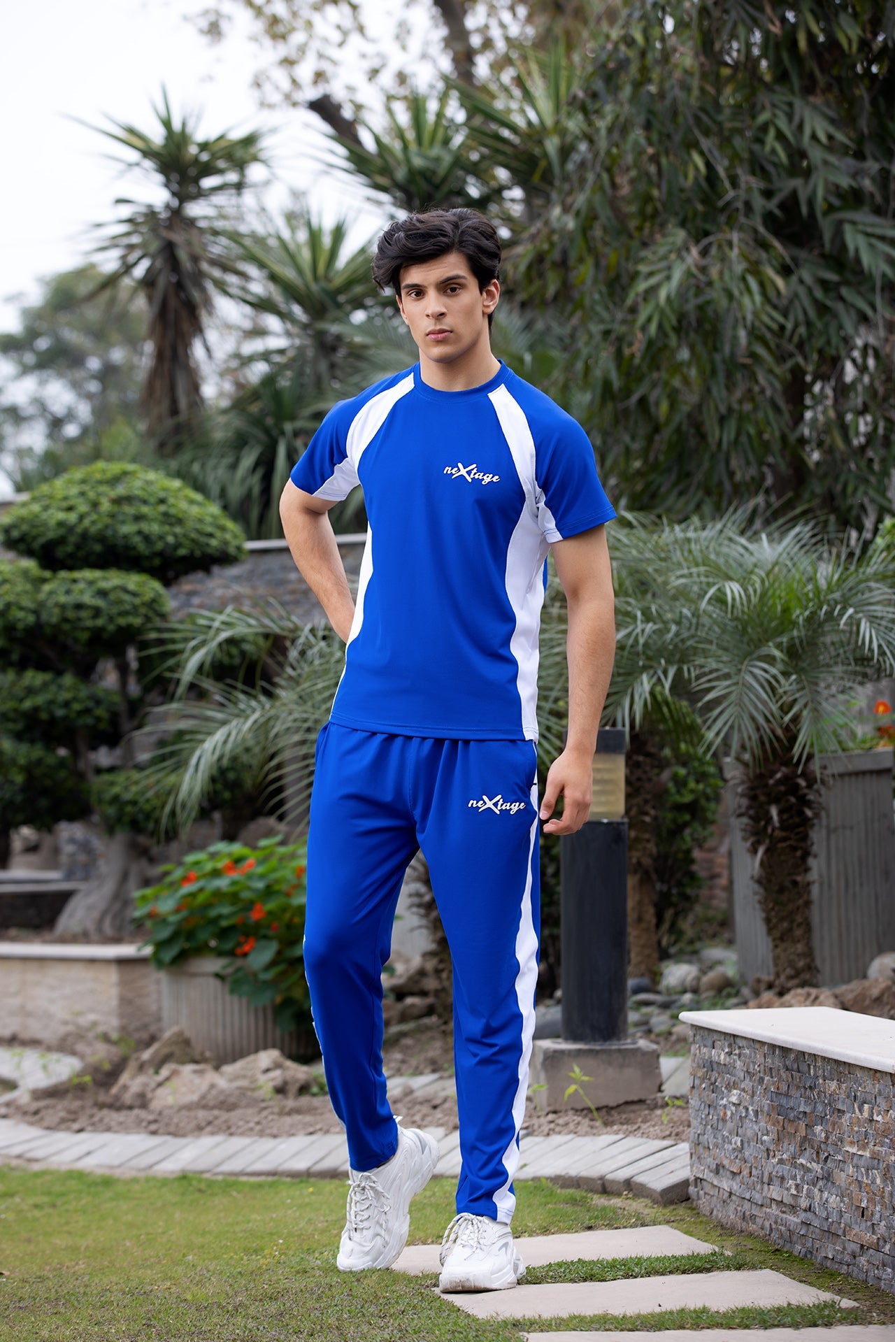 Slogan Royal Blue Tracksuit