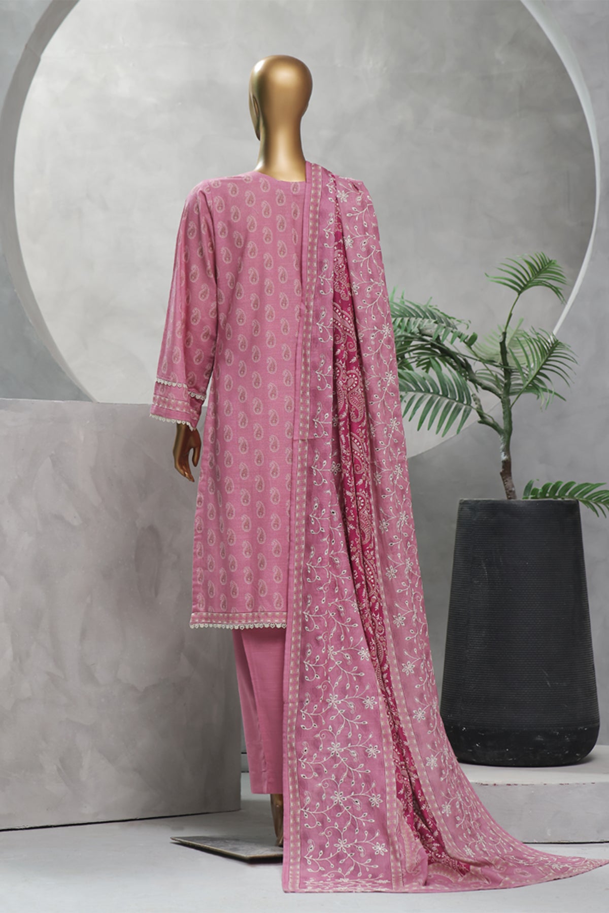 RIWAYAT STITCHED 3 PIECE PREMIUM KHADDAR EMB COLLECTION 2025