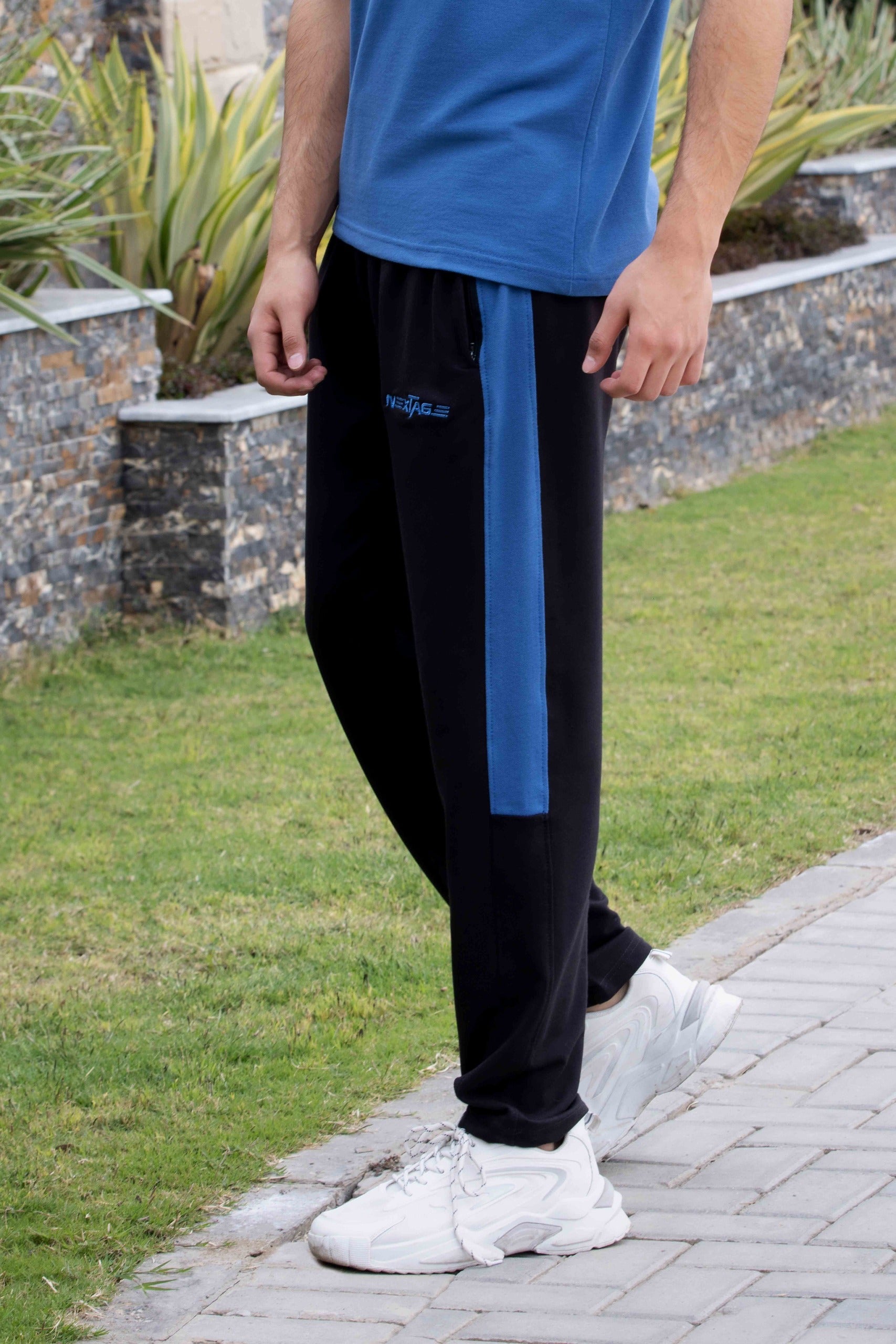 CYAN CONTRAST POLO Trouser