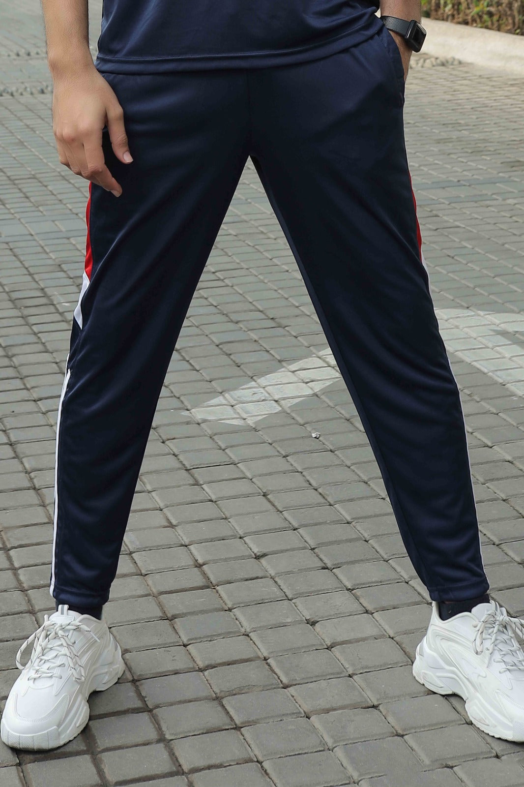 Navy Intentive Polo Dri-Fit Trouser