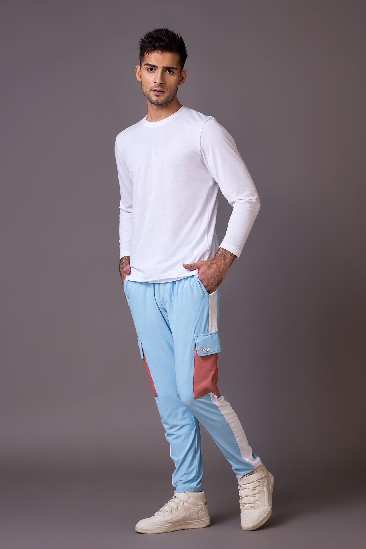 Pastel Blue Performance Superflex Cargo Twinset